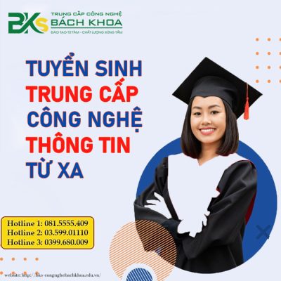 Thông báo tuyển sinh trung cấp công nghệ thông tin từ xa