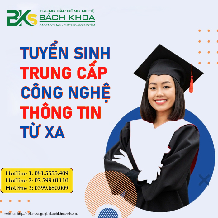 Thông báo tuyển sinh trung cấp công nghệ thông tin từ xa
