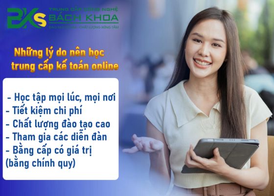 Những lý do nên học trung cấp kế toán online