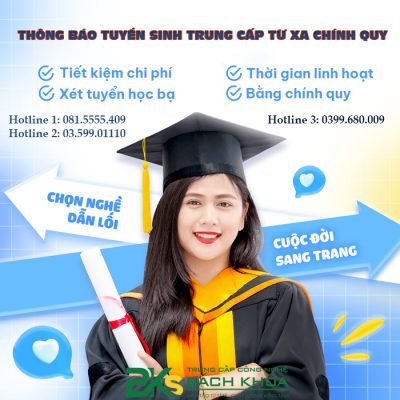 Thông báo tuyển sinh trung cấp từ xa