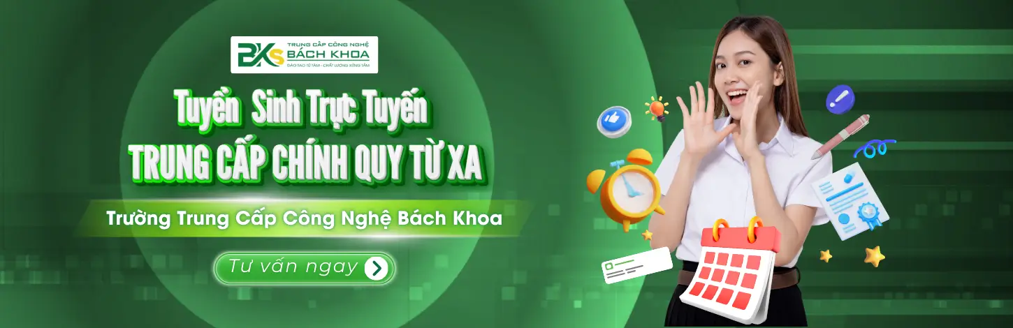 Baner BKS Trường Trung Cấp Công Nghệ Bách Khoa