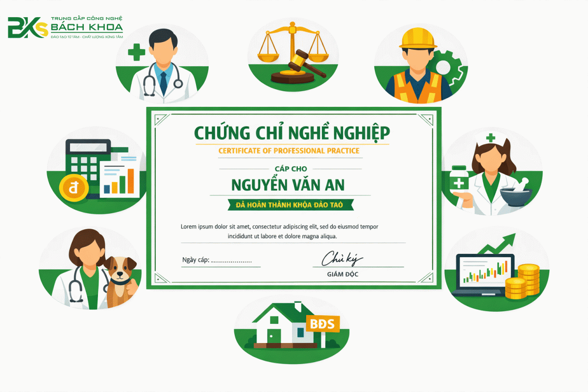 Danh mục ngành nghề cần chứng chỉ hành nghề tại Việt Nam