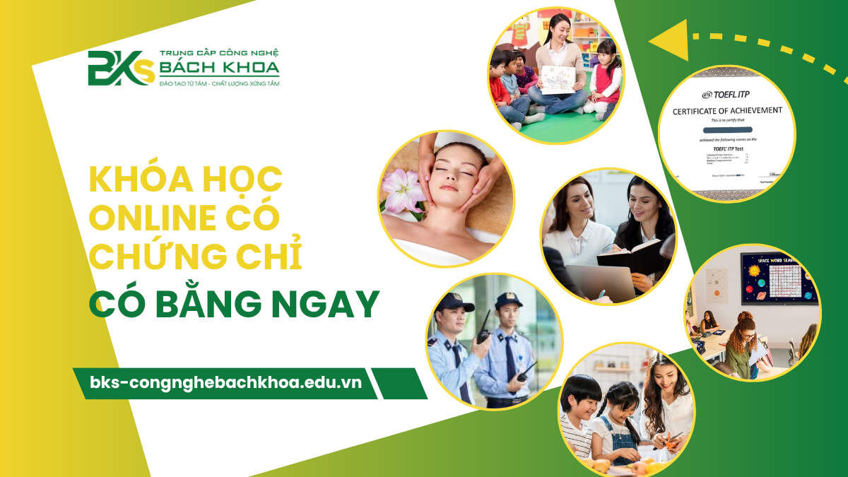 Khóa học online có chứng chỉ