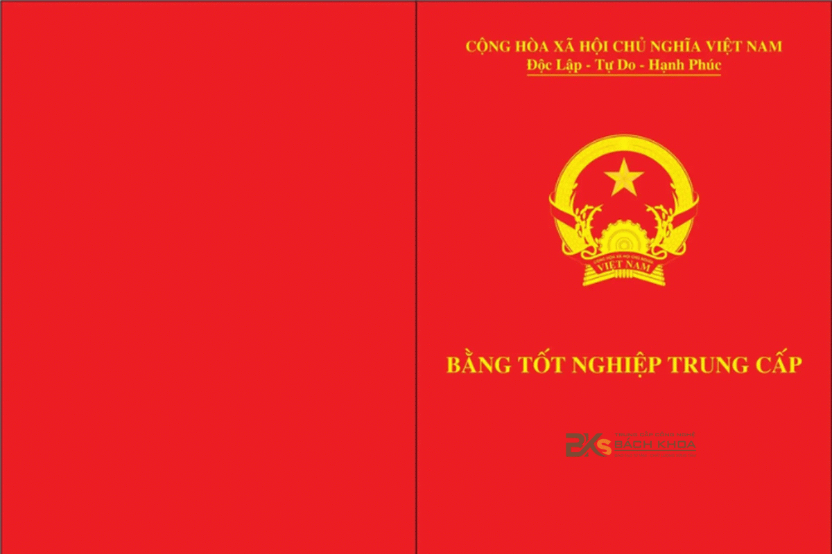 Mẫu bằng tốt nghiệp trung cấp nghề theo quy định hiện hành tấm bằng trung cấp nghề là minh chứng cho quá trình rèn luyện tay nghề chuyên môn.