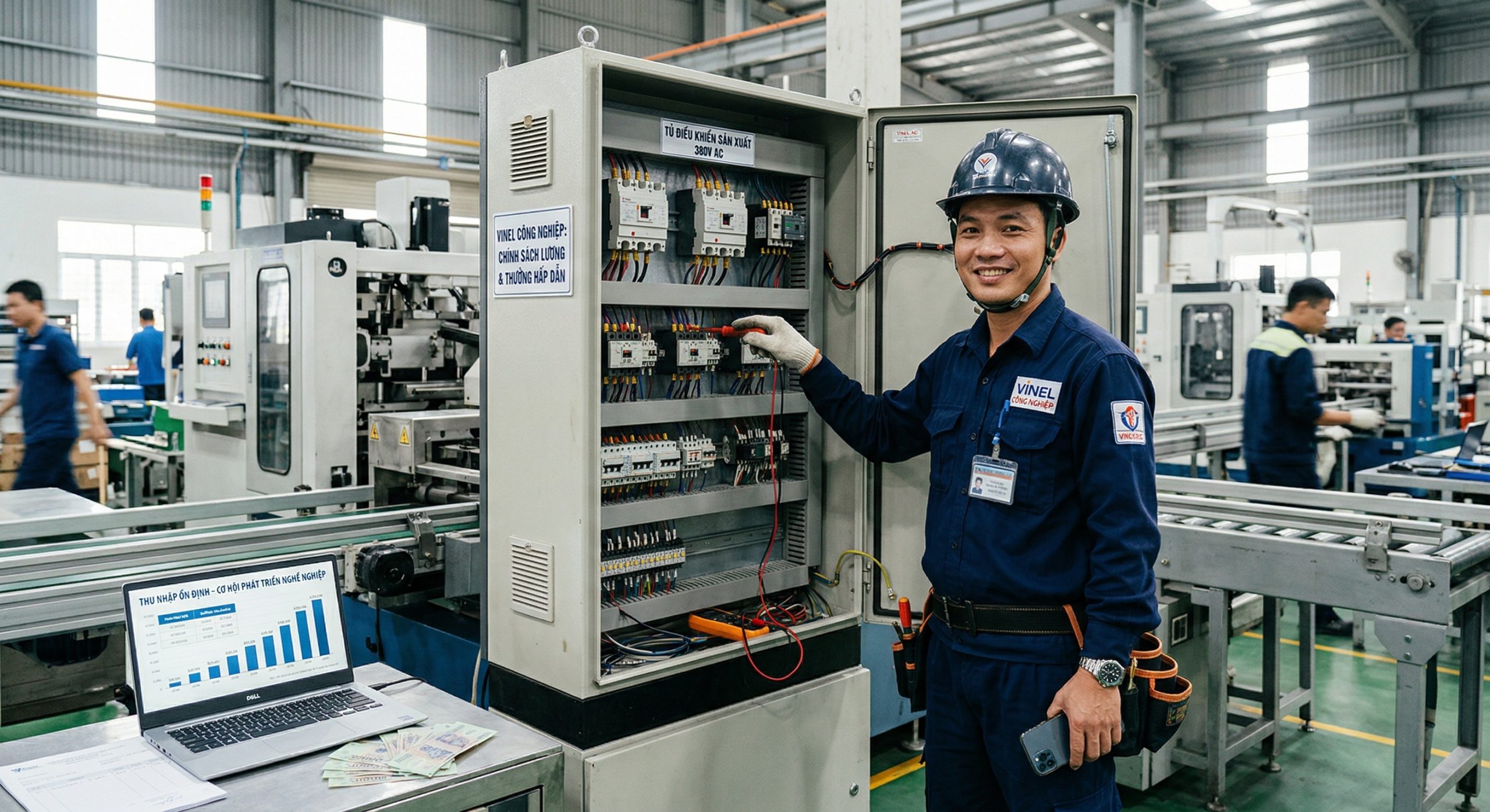 Mức lương ngành điện công nghiệp