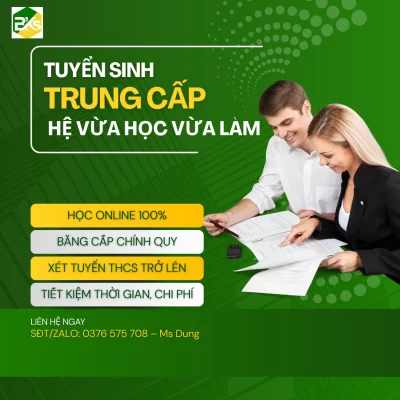 Tuyển sinh trung cấp hệ vừa học vừa làm