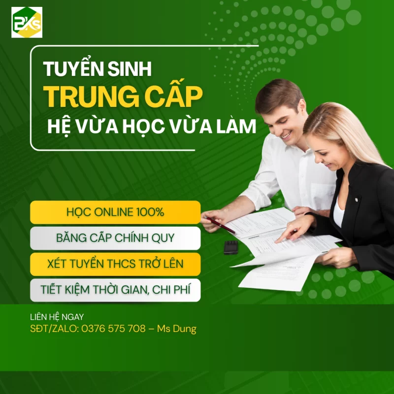 Tuyển sinh trung cấp hệ vừa học vừa làm