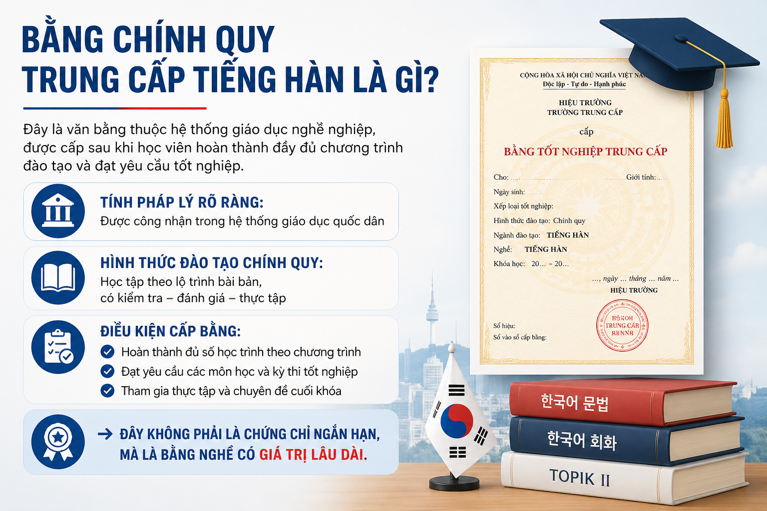 Trung Cấp Tiếng Hàn 17 Lớp học tiếng Hàn tại BKS