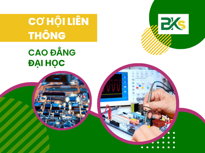 Học viên liên thông từ Trung cấp lên Cao đẳng Đại học ngành Điện tử Công nghiệp tại trường BKS