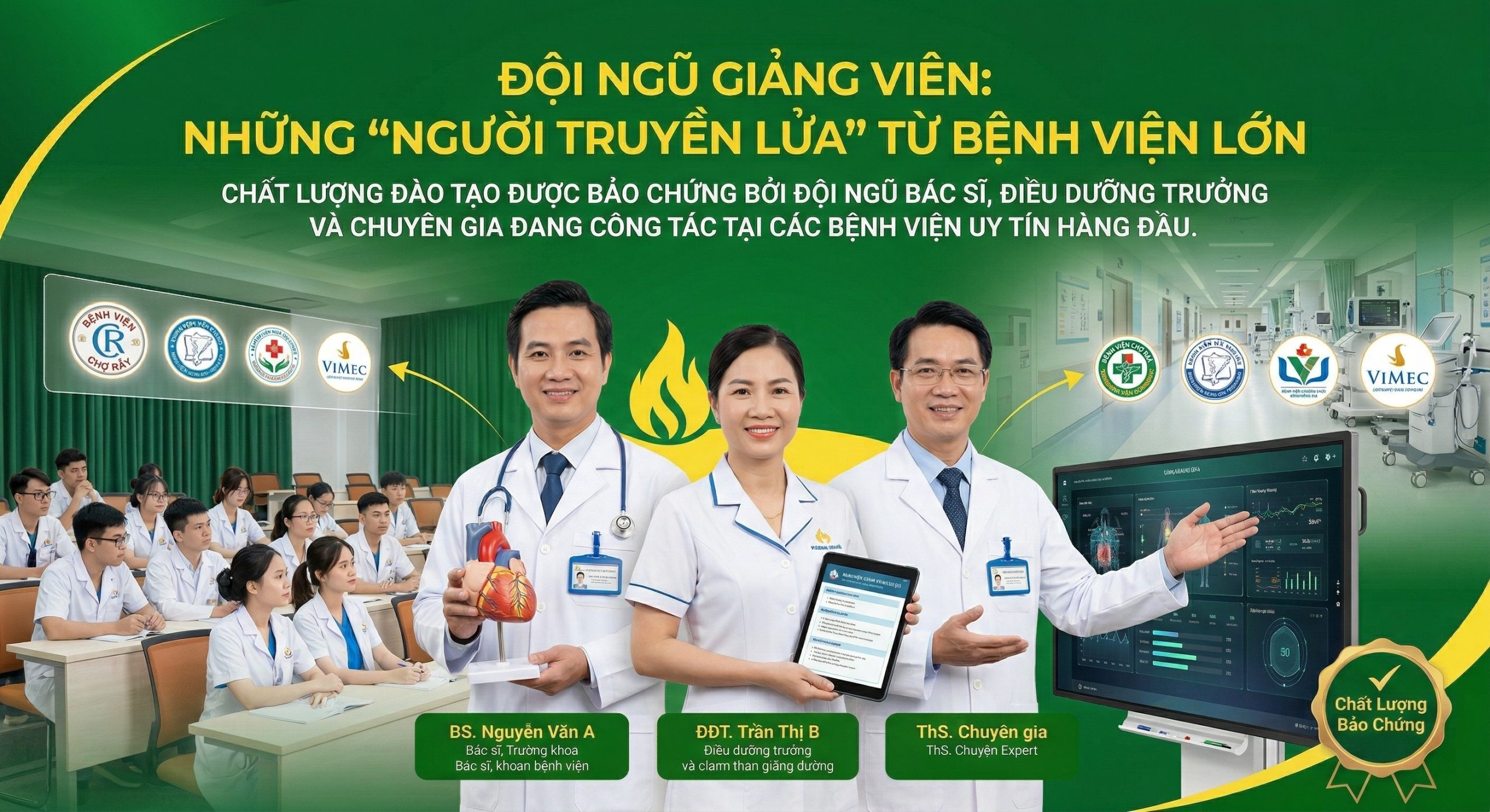 Giảng viên bác sĩ điều dưỡng trưởng giàu kinh nghiệm tại BKS