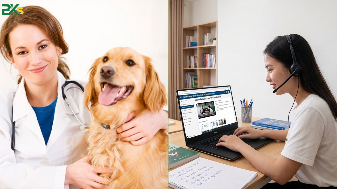 Hình ảnh minh họa khái niệm và bản chất pháp lý của chương trình đào tạo trung cấp thú y online từ xa.