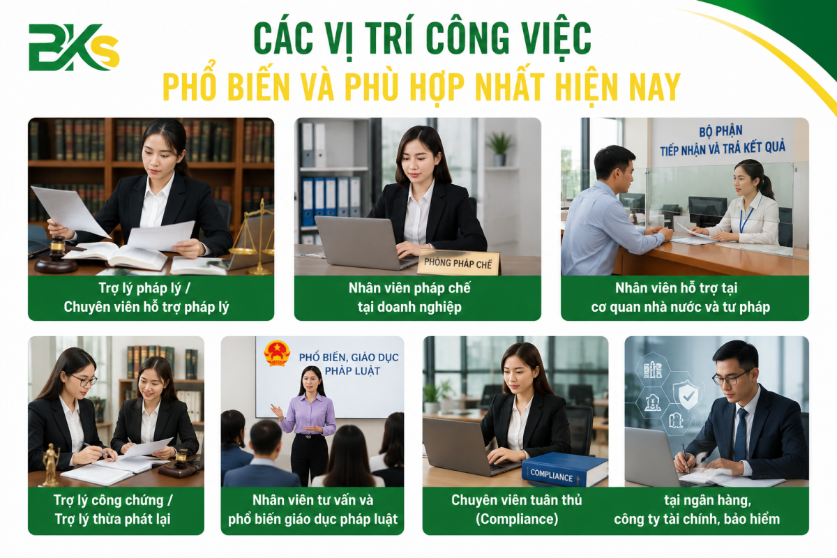 Tổng hợp các vị trí công việc phổ biến và có nhu cầu tuyển dụng cao hiện nay.