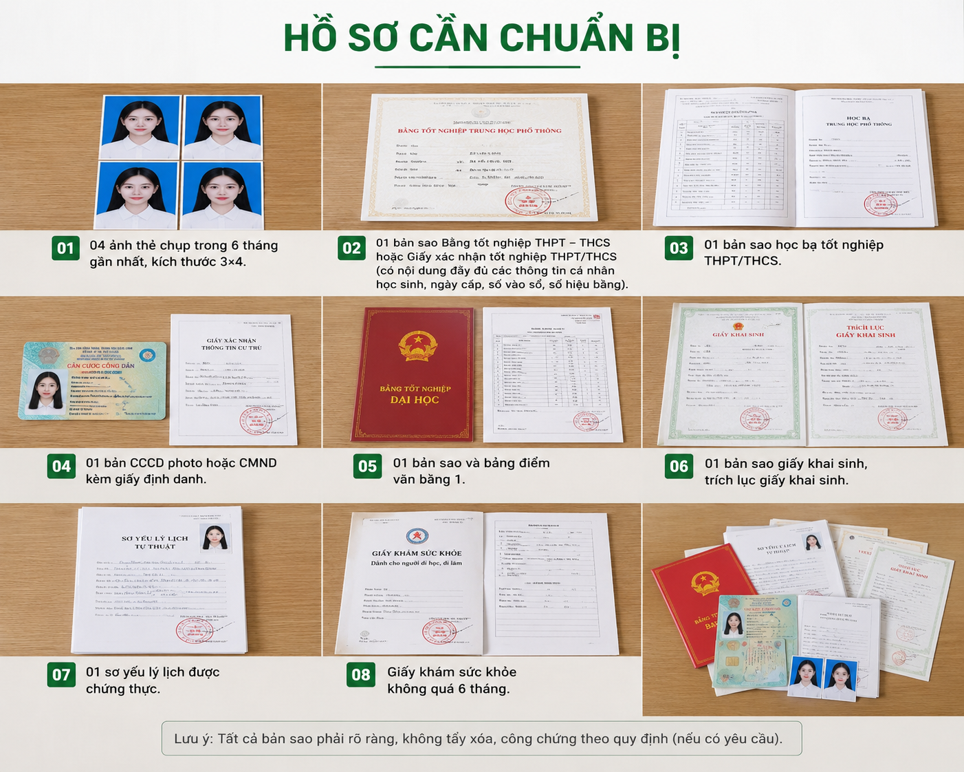 Hồ sơ xét tuyển