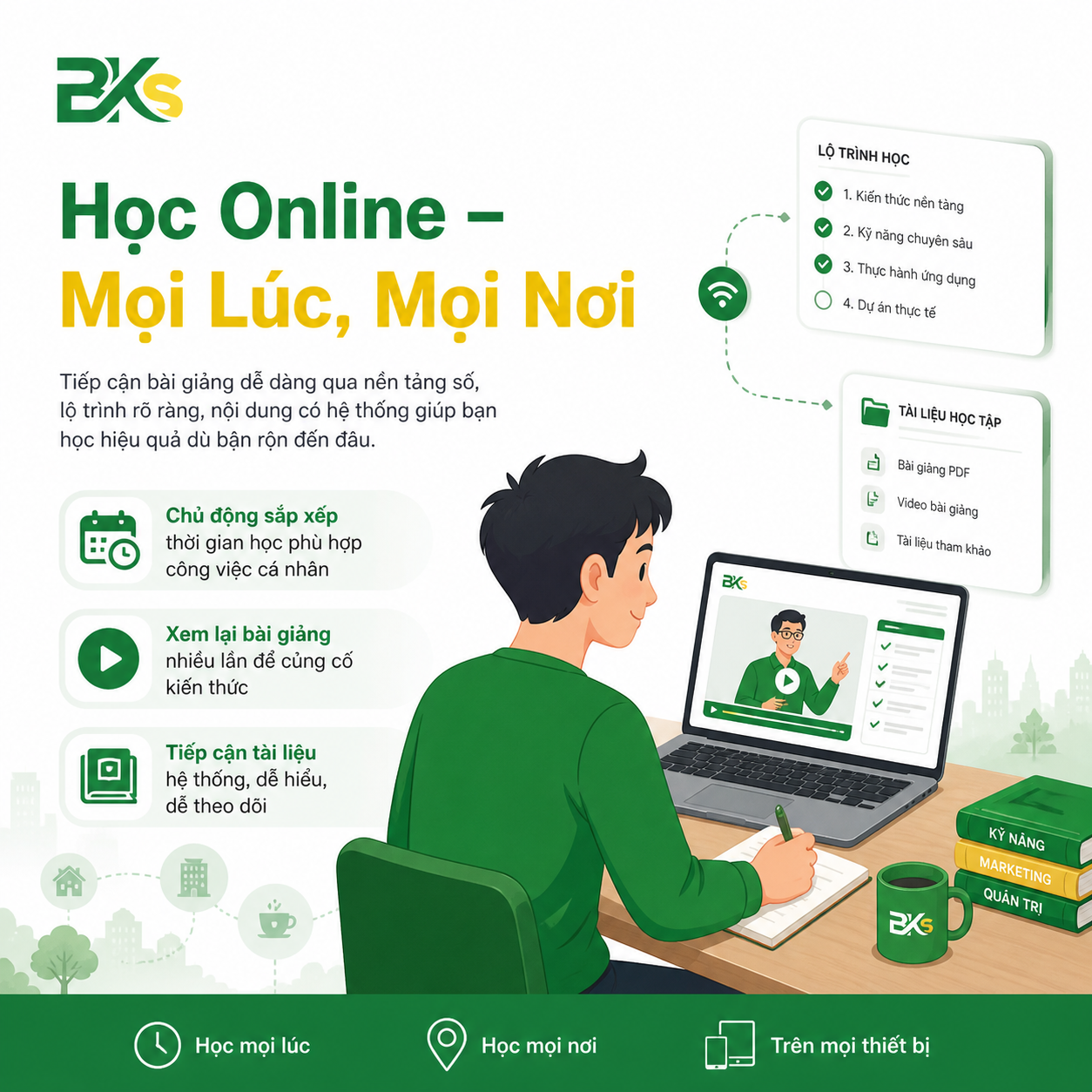 Học Tiếng Trung online tại BKS