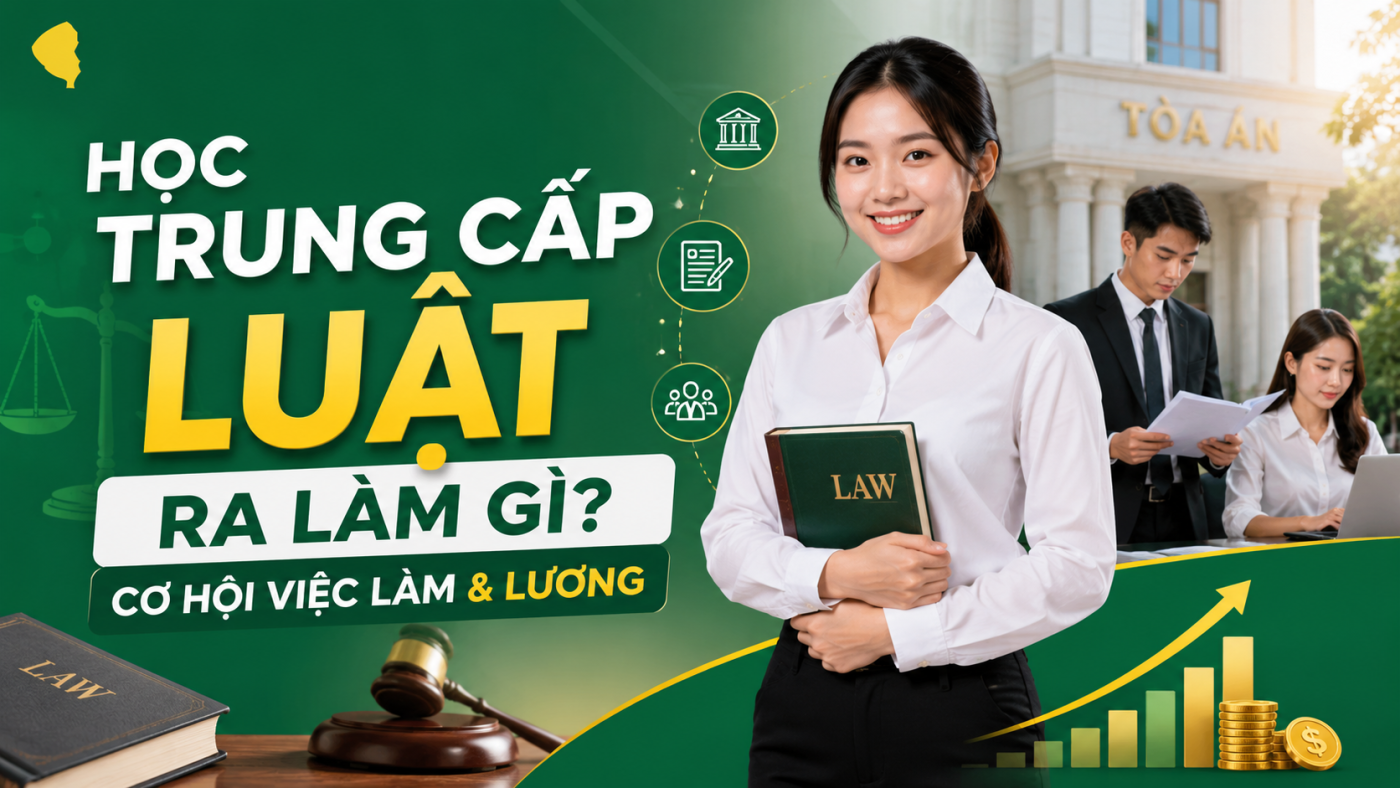 Học trung cấp luật ra trường làm gì