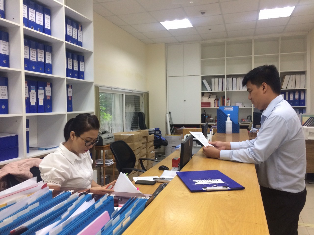 Học viên văn thư hành chính tốt nghiệp đi làm
